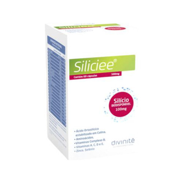 Siliciee® 60 Cápsulas Tratamentos Dos Cabelos Unhas E Pele. 0