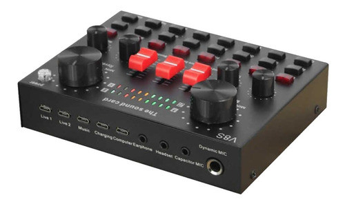 Consola Placa De Sonido V8s Febo 0
