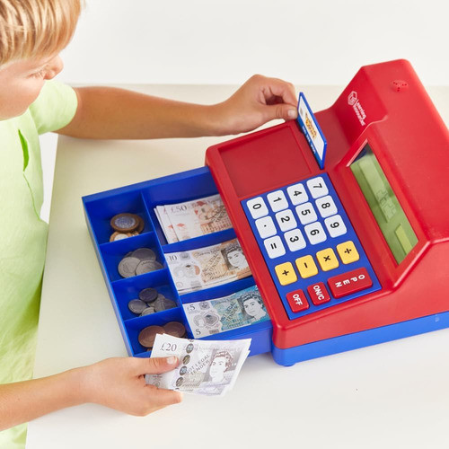 Caja Registradora De Juguete, 73 Piezas, Para Niños Desde 3 1