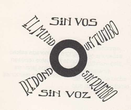 1994 Poema Visual De Fernando Juanico Peñalva Uruguay Raro 0