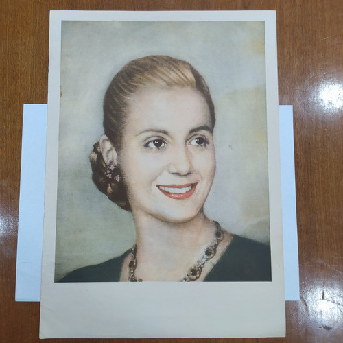 Antigua Lámina Evita Década Del 50 0