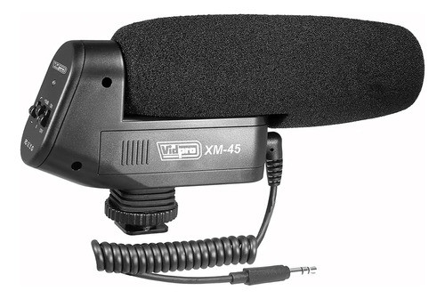 Vidpro Xm-45profesional Condensador Escopeta Micrfono De Vde 0