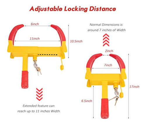 Bloqueo De Abrazadera De Rueda De Seguridad 1