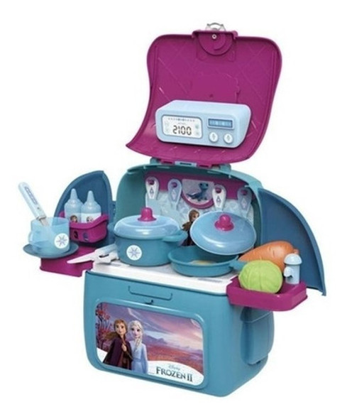 Frozen Kitchen Set Mochila Cocina 2 En 1 Ditoys 2384 0