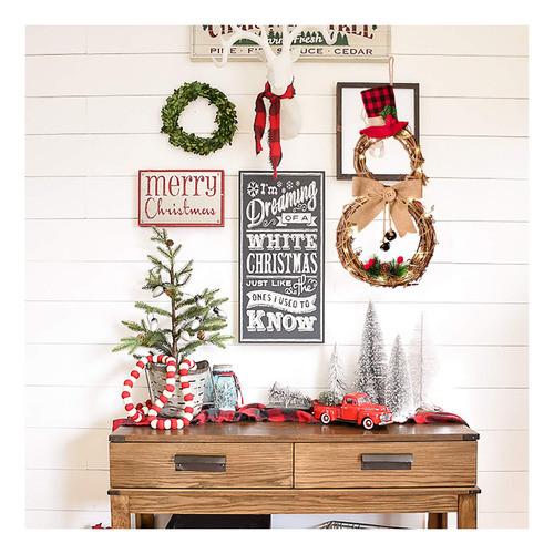 Artiflr - Corona De Navidad Iluminada, 16.0 X 8.0in, Corona 1