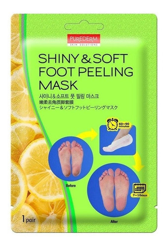 Máscara Para Pies Purederm Shiny&soft 0