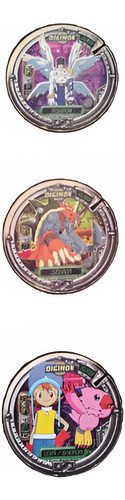 Super Mega Tazos Volador Digimon 2001 Gigantes 0