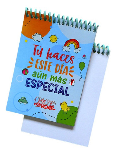 Anotador 10x14 Souvenirs Cumpleaños Unisex Pack X 20 0