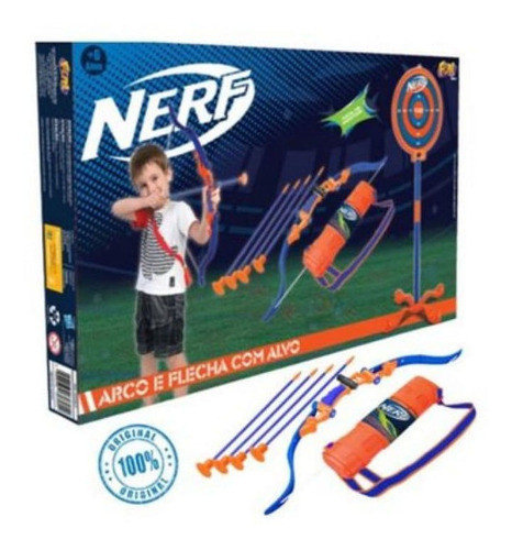 Nerf - Arco E Flecha Com Alvo - Fun 0
