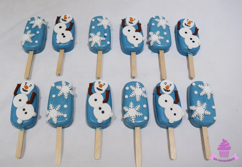 Icepops Paleta De Torta Frozen - Mesa Dulce Tematica 0