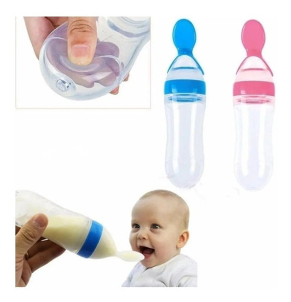 Colher Dosadora Infantil Para Papinha De Bebê Medidor Comida 1