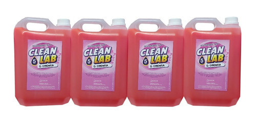 Desodorante Limpiador Desinfectante Oferta 4 X 5 Lt Cleanlab 0