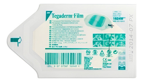Aposito Impermeable Tegaderm 3m 4.4x4.4 (10 Unidades) 1622w 0
