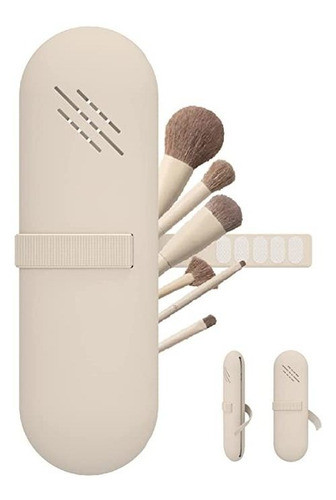 Estuche De Maquillaje Para Brochas De Silicona Beige 0