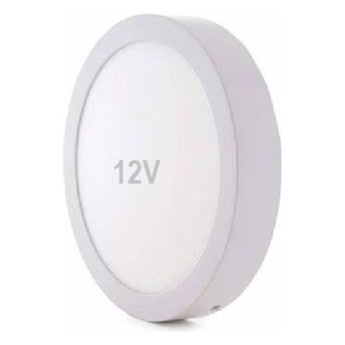 Plafon 12v Led 12w Circular Ojo De Buey Pared Techo Luz Fria 0