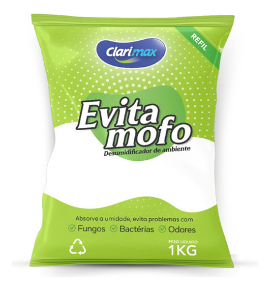 Evita Mofo Refil - Antimofo 3kg + 5 Potes Para 130g 1 Evita Mofo Refil - Antimofo 3kg + 5 Potes Para 130g 1