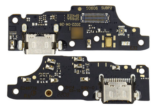 Placa Flex Carga Conector Microfon Compatível Moto E32 Turbo 0