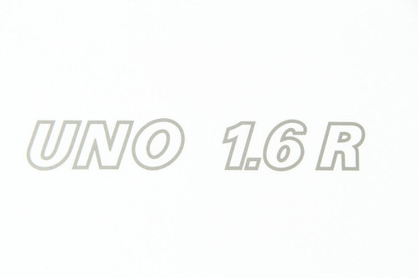 Adesivo Emblema Fiat Uno 1.6r Traseira Grafite Dx1363 Fgc 0 Adesivo Emblema Fiat Uno 1.6r Traseira Grafite Dx1363 Fgc 0