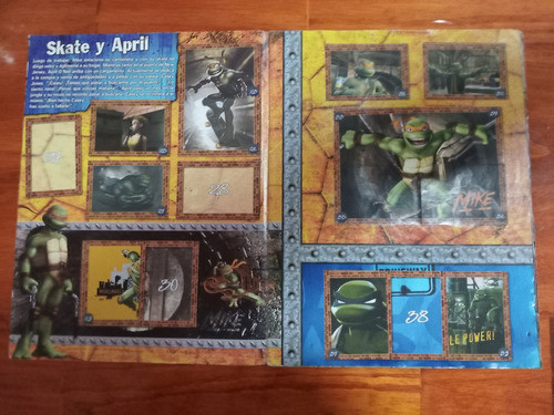 Album Las Tortugas Ninjas 2007. Tiene 162 Figuritas. Mira!!! 1