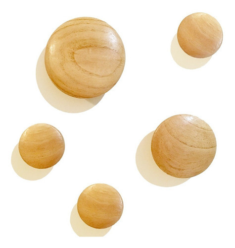 Kit 6 Percheros De Paraíso Boton 0