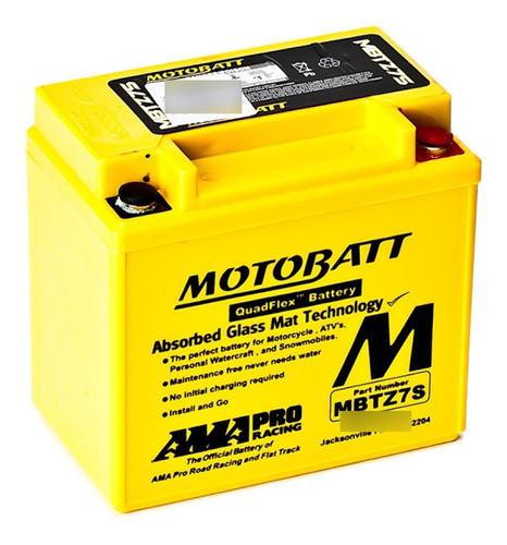 Bateria Motobatt Quadflex 12v 6.5ah Ytx5l Ytz6s Ytz7s 0