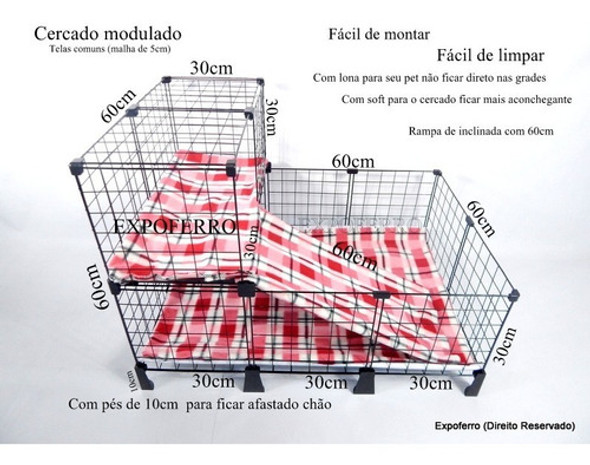 Cercado Para Porquinho Da Índia Com Pés Soft E Lona Lavável 1 Cercado Para Porquinho Da Índia Com Pés Soft E Lona Lavável 1