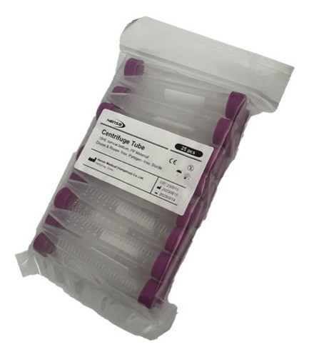 Tubo Tipo Falcon 15 Ml Top Quality Dnasa Rnasa Free X 25 U 1