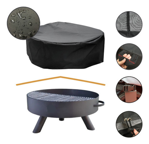 Funda Cubre Duomo Tromen Fogonero Grande Lona Pesada Imperme 0