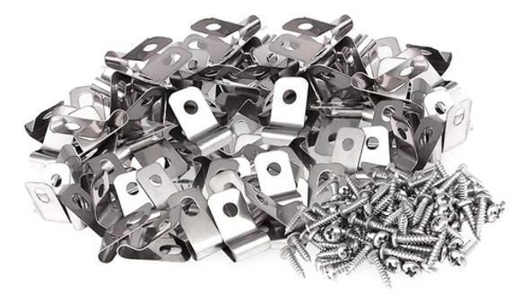 100 Grampos De Fio De Cerca Dos Pces Grampos De Fio De Aço 0