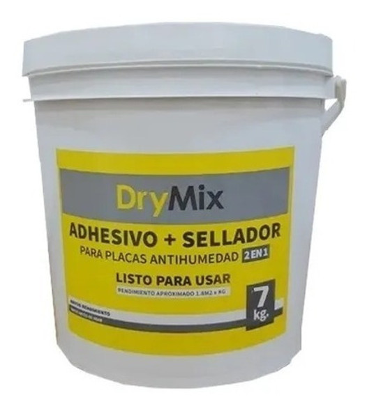 Adhesivo Sellador 2 En 1 Para Placa Antihumedad 7 Kg Drymix 0