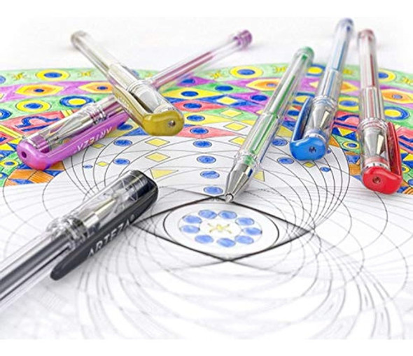 Plumas De Gel Metálico Arteza 14 Colores Individuales - Agar 1