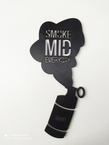 Enfeite De Parede/porta Jogos- Smoke Mid Csgo 30cm 0