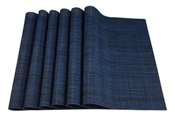 Manteles Individuales Juego De 6 Para Mesa De Comedor Mantel 1
