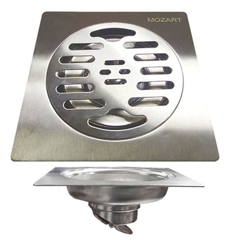 Combo Rejillas Mozart P/piso Lineal 70x10 Cuadrada 12x12 X2 1