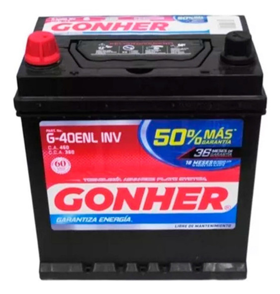 Batería 75 Amp Gonher México ( Japones Asiaticos ) G P 0