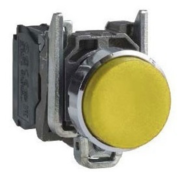 Botón Interruptor No Rasante Amarillo Momentáneo 1no 0