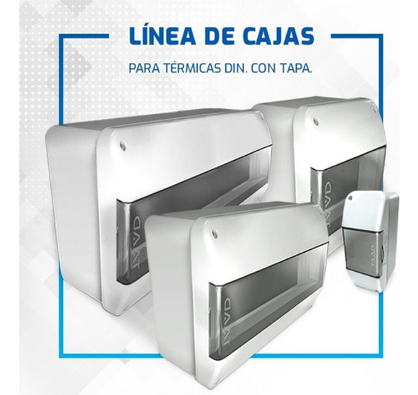 Caja Para Térmicas 8-12 Módulos Taad Cuerpo Satinado 1