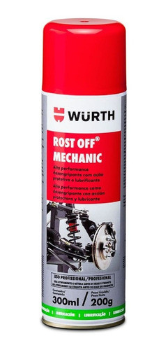 Desengripante Wurth Rost Off Mechanic 300ml- Kit2un 0