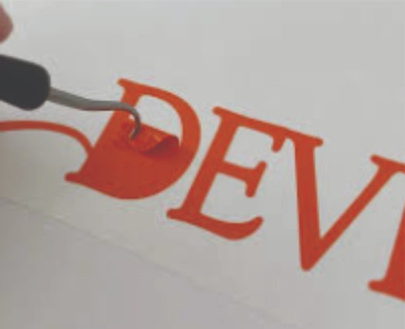 Servicio De Corte Vinilo Textil Termotransferible 30x100cm 1