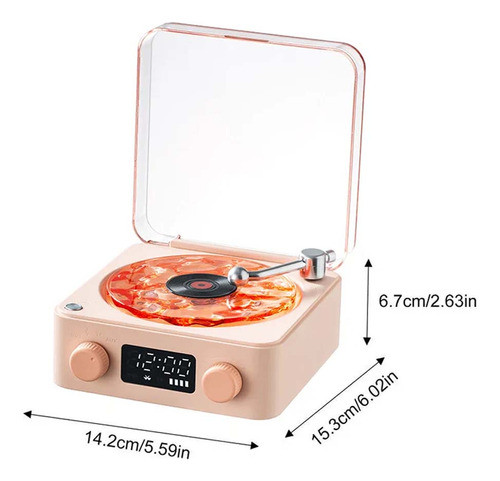 Mini Alto-falante Bluetooth Portátil Retro Classic Radio Usb 1