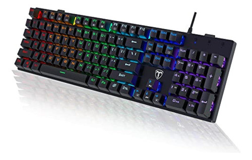 Teclado Mecánico Para Juegos, Rgb De 104 Teclas 0