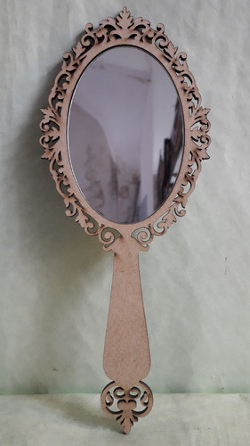 10 Souvenirs Espejitos De Mano Vintage N° 6 Con Espejo 0