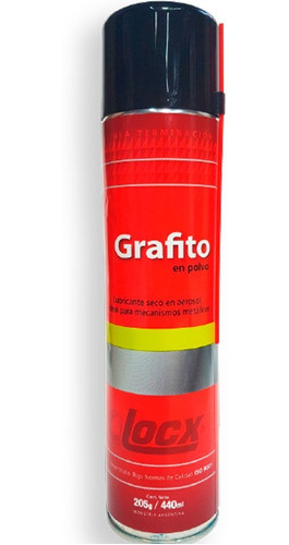Lubricante En Seco Grafitada Grafito En Polvo Locx 0