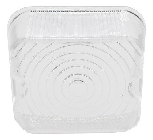 Lente Faro Cuadrado Cristal 0