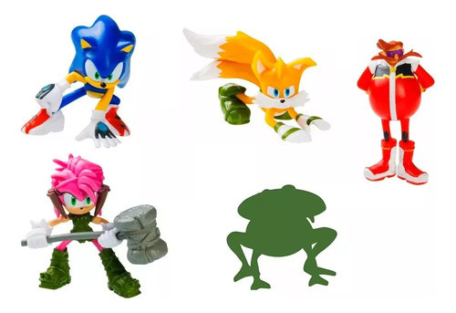 Muñeco Sonic Prime X5 Figura Coleccionable C 6cm Son2040 Srj 1