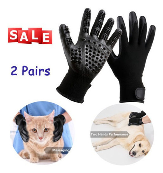 Mascotas Perro Gato Caballo Grooming Guantes Masaje Baño Cep 1