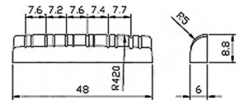 Cejilla Guitarra 12 Cuerdas Sambong Musicalgotica 1