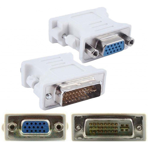 Adaptador De Dvi-d 24+5 Macho A Vga 15 Hembra 0
