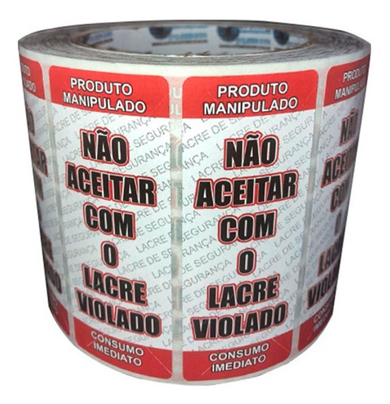 Etiqueta Lacre Pizza E Delivery 1000 Unidades 0