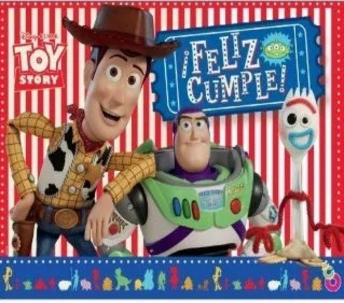 Cotillón Toy Story 4, 20 Niños,vaso,plato,bolsita,piñata 1